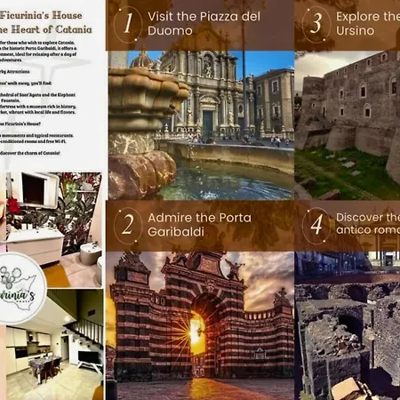 Ficurinias House-catania Location-secure Parking Holiday home Catania